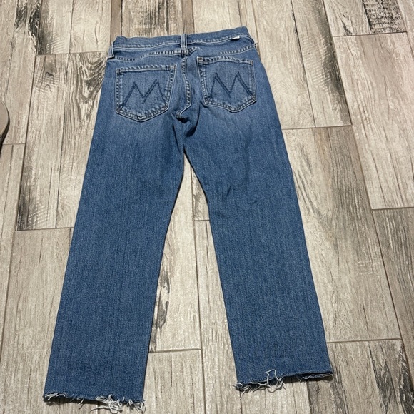 Mother Hiker Hover wash, Penny for Your Thoughts Classic Straight-Leg Blue Jeans - Picture 2 of 6